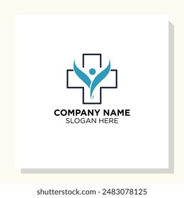 health logo design vector, medical logo inspiration