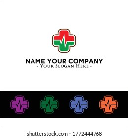 Health logo design vector template