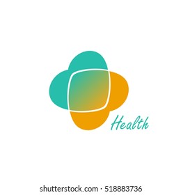 Health logo design vector template