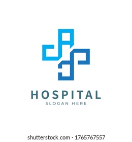 Health logo with initial letter AC, CA, A C logo designs concept. Medical health-care logo designs template.