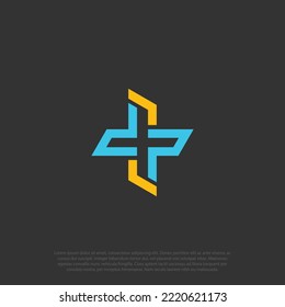 Health logo with initial letter PL, LP, P L logo designs concept. Medical health-care logo designs template
