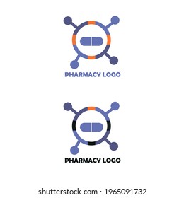 Gesundheitslogo, Pharmazie-Logo, Vektorgrafik 