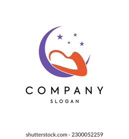 Health logo, sleep, mattress, vector, clinic, shop, typograohy art eye sleeping