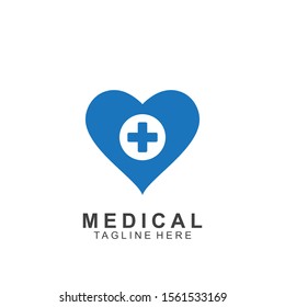 Health logo template design.Medical Cross logo. Medical health-care icon. 