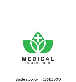 Health logo template design.Medical Cross logo. Medical health-care icon