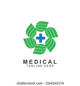 Health logo template design.Medical Cross logo. Medical health-care icon