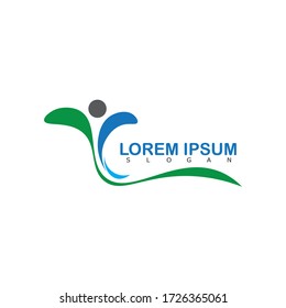 Health Logo Template People Care