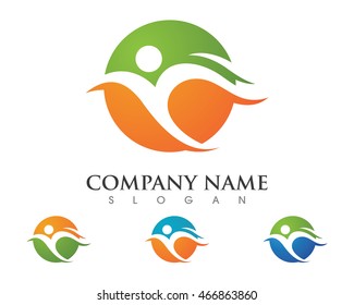 Health Logo Template vector icon design