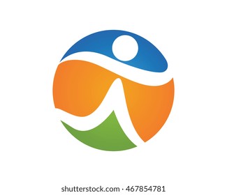 Health Logo Template vector icon design