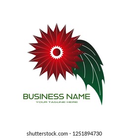 health logo template , vector logos for business corporate , nature , element , green leaf  illustration