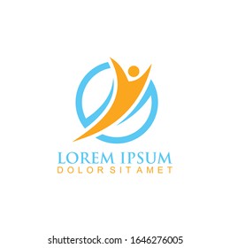 Health logo template vector. Health medical logo template
