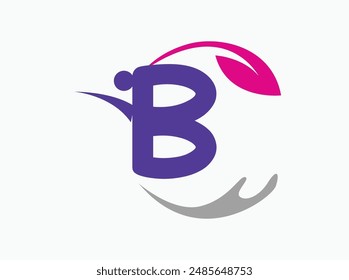 Vector con logotipo Health con un diseño elegante y relajante. Destaca su compromiso con la atención y el bienestar del paciente. Perfecto para prácticas médicas, organizaciones de salud y centros de fitness B