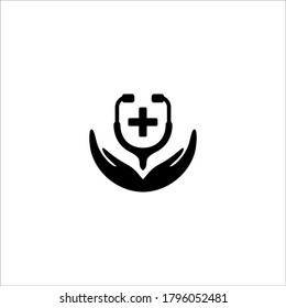 health logo vector, symbol. doctor care