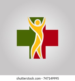 health logo vector template design 