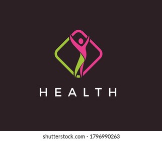 health logo vector template icon