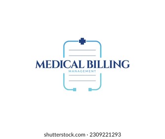 Health Medical Billing Consultant Logo Design Template