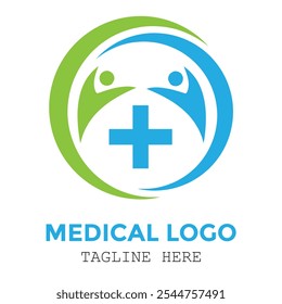 Health and medical customize this medicine logo design