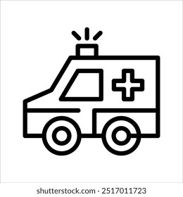 health and medical icon ambulance