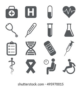 Health and medical icons