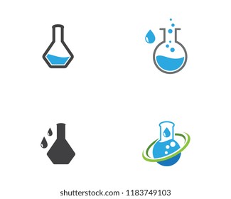 Health Medical Lab Logo template vector illustration