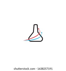 Health Medical Lab Logo template vector illustration
