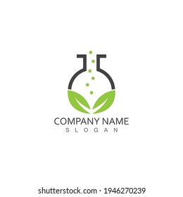 Health Medical Lab Logo template vector illustration