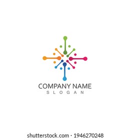 Health Medical Lab Logo template vector illustration