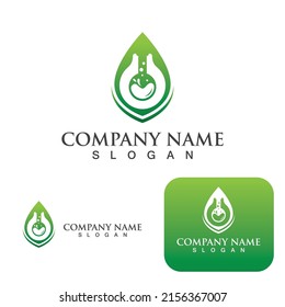 Health Medical Lab Logo template vector illustration