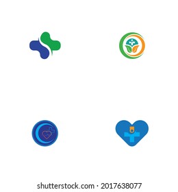 health medical logo design vector template