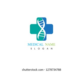 Health medical logo illustration vector design