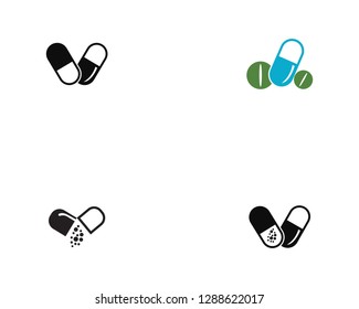 Health medical logo illustration vector design