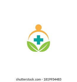 Health medical logo template icon design