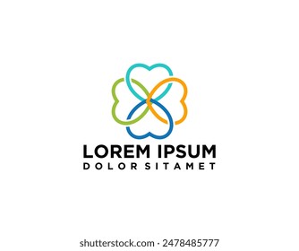 Health Medical Logo template, People Stylish Logo Design Template