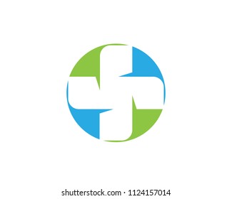 Health Medical Logo template vector illustration design
