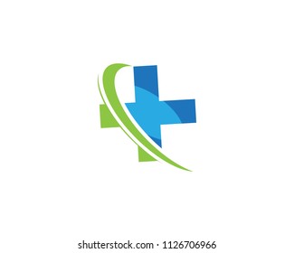 Health Medical Logo template vector illustration design
