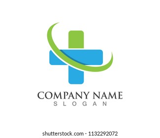 Health Medical Logo template vector illustration design
