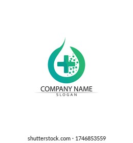 Health Medical Logo template vector illustration design