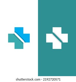 Health medical logo template vector illustration design