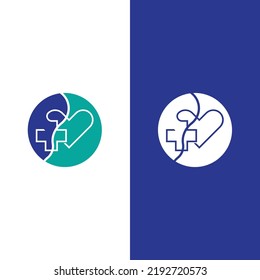 Health medical logo template vector illustration design