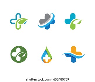 Health Medical Logo template vector illustration design