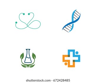 Health Medical Logo template vector illustration design