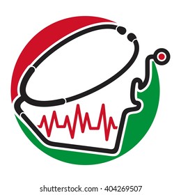 health and medical logo vector. emirates. 