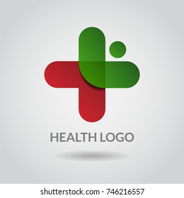 health medical logo vector template with modern concept and minimalist concept use for brand and company identity 