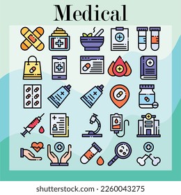 health and medical  pills hand car tablet icon pack