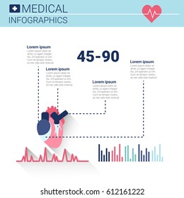 Health Medicine Infographics Information Banner With Copy Space Vector Illustration