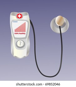 Health meter, put your own text and percent