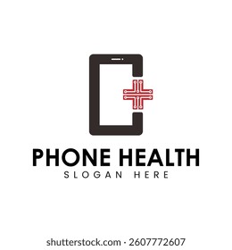 health Mobile Logo Design vector	