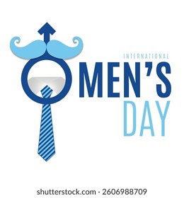 Men’s Health Month. Health education program. Blue ribbon. Medical concept. Care and health. Medical Health Awareness Campaign
