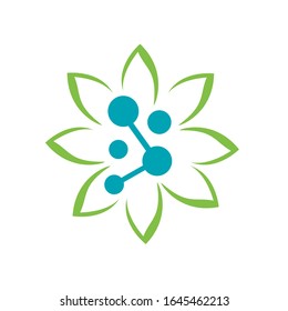 health natural vitamin supplements nutrition logo design vector icon
