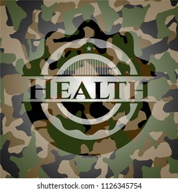 Health on camo pattern